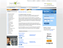 Tablet Screenshot of bandwidthexperts.com
